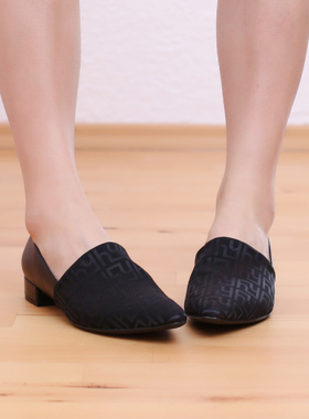 鞋面有弹力 好穿显瘦不磨脚 奥地利 友高女鞋 8-102248 真皮拼接