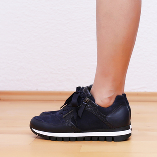 H版深度加宽 可抽取式鞋垫 德国嘉宝GABOR 76.438 舒适真皮休闲鞋