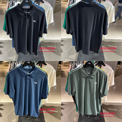 TheNorthFace 北面2025春夏新款男户外休闲T恤polo衫透气短袖8EY5