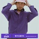 MilkShot 上衣小众通勤衬衫 紫色刺绣logo设计师款 Cityboy复古长袖