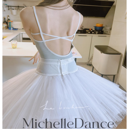 Michelle Dance lopa同款芭蕾拼色吊带连体服儿童藏蓝/黑色/粉