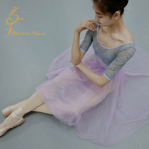 MichelleDance限量款 梦幻芭蕾纱裙 成人儿童紫罗兰/焦糖