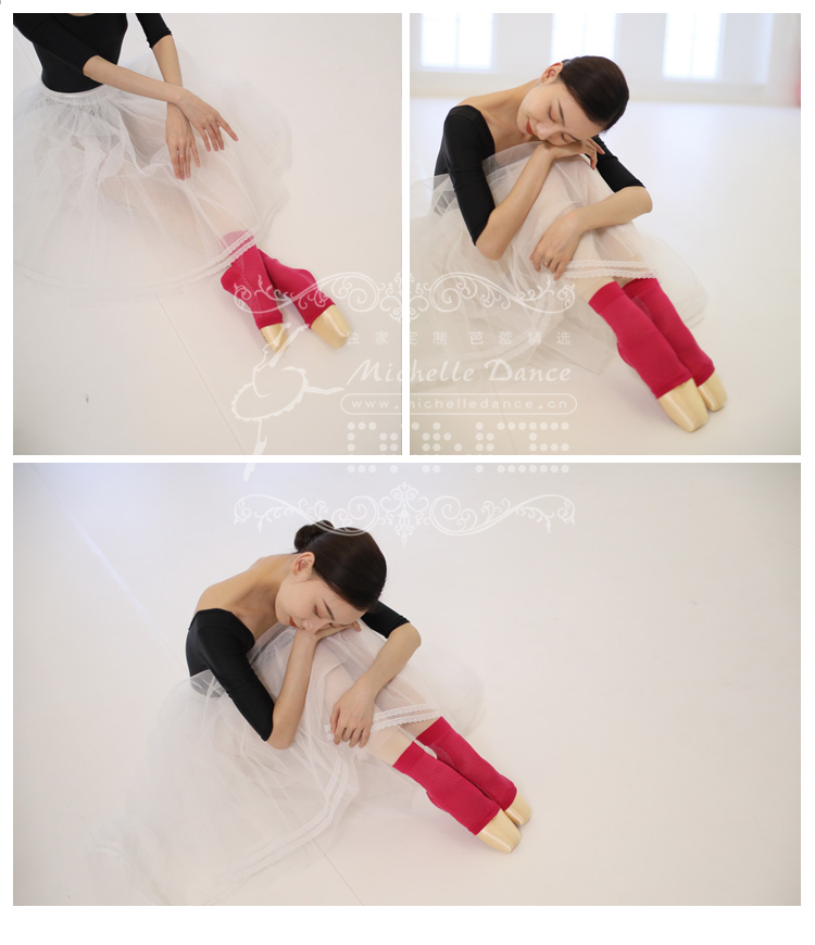 Michelle Dance  紧致护脚腕护踝舞者五种颜色 黑色/白色