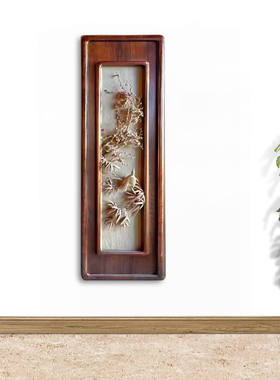 梅兰竹菊，剑川手工木雕工艺品，挂瓶装饰，青皮木，背景墙