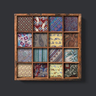 手打正装 商务男领带休闲英伦复古腰果花纹高端桑蚕丝结婚 X36