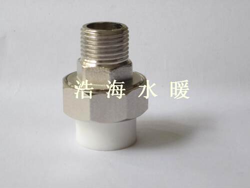 DN25管 6分外牙活接 纯铜 PPR水管接头 配件 热熔铜活接 中型