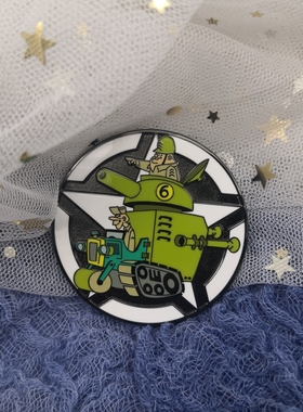 Wacky Raves 怪车大赛周边金属徽章