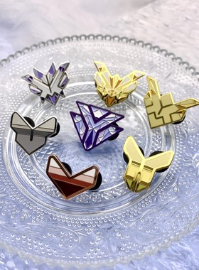 守望先锋游戏徽章段位大师宗师青铜500强钻石登记周边金属小别针