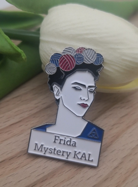 弗里达Frida墨西哥女画家电影周边金属装饰个性潮流徽章