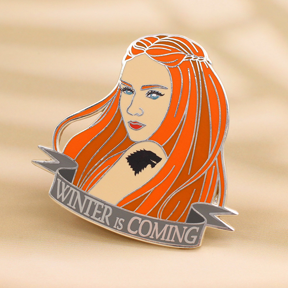 胸针创意红姨龙母欧美电影周边收藏权力赢家是未来的游戏纪念徽章