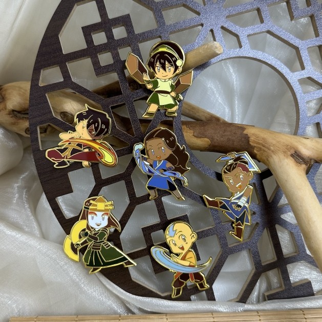 胸针降世神通最后的气宗北方拓芙安昂祖寇王子动画周边金属徽章