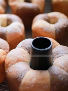 4英寸6英寸不粘烟囱面包模蛋糕模 烤箱烘焙模具 重钢华福不粘涂层