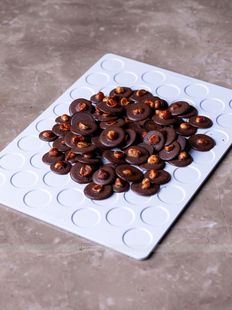 53连白色不沾可可脆片烤盘 马卡龙巧克力曲奇薄脆饼干泡芙 有瑕疵