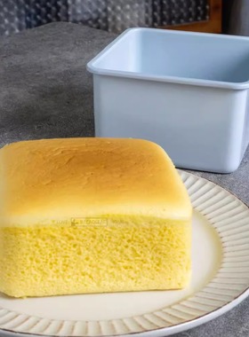 迷你古早蛋糕模面包模 加高正方形深型烤盘不粘烤盘13cmx13cmx8cm