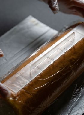 透明蛋糕卷刻度尺 均分尺 等距切片器 切割神器 辅助尺分割模具