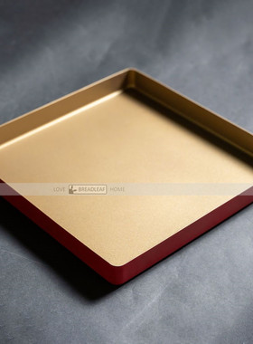 红多多低糖烤盘28cm瑞士蛋糕卷 华福金色不粘涂层 铝合金