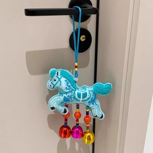 刺绣小马挂件挂饰门挂马年门上装饰品新年氛围感布置喜庆2026新款