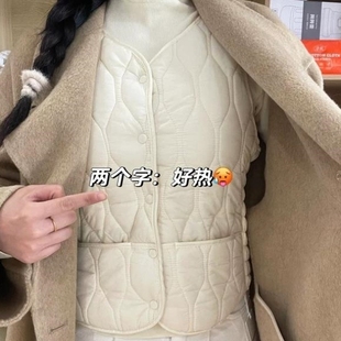 【三穿搭法】马甲羊羔绒女款羽绒棉内胆东北加绒加厚保暖背心