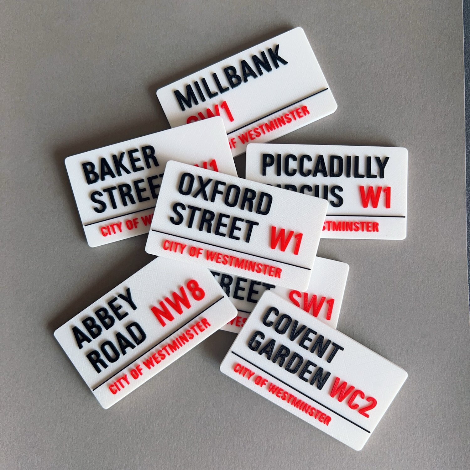 英国伦敦街牌冰箱贴英国纪念品伦敦纪念品伦敦街牌定制冰箱贴