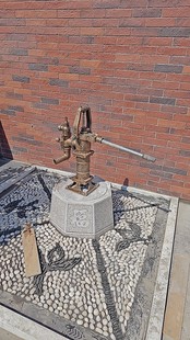 手动摇水泵铸铁井头高压水泵压水机深井压水泵手摇泵人力压井泵