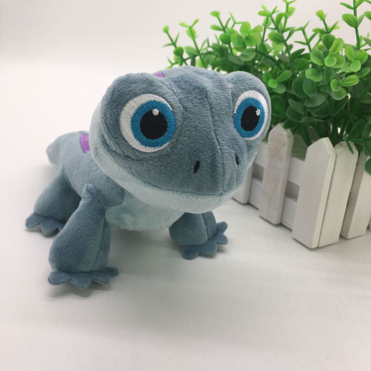 毛绒公仔安娜elsa艾莎蓝色火灵