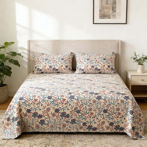 超重磅印花舒适丝棉床单