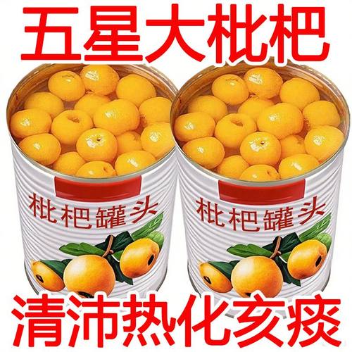 正宗福建枇杷罐头当季大果琵琶罐头新鲜日期无核鲜果老式铁罐装