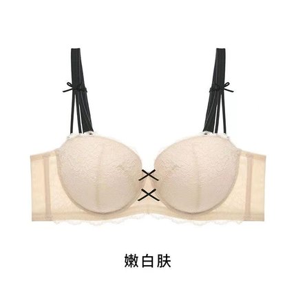 大码内衣胖mm200斤女聚拢收副乳上托防下垂大罩杯胸罩文胸薄款e杯