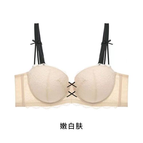 大码内衣胖mm200斤女聚拢收副乳上托防下垂大罩杯胸罩文胸薄款e杯