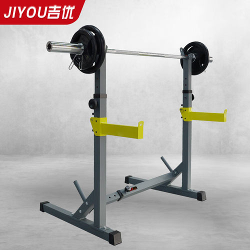 吉优JY-J01可调节多功能举重深蹲卧推综合训练架杠铃架