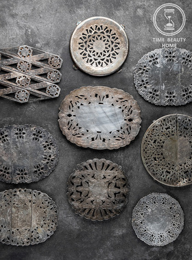 时光美器镀银隔热垫子