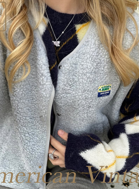 现货 American Vintage 经典摇粒绒背心马甲明星博主同款背心