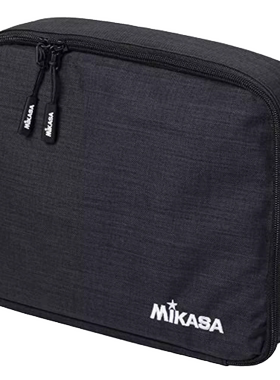 日本代购Mikasa米卡萨排球裁判包 刺绣收纳袋 黑色 AC-VRC2