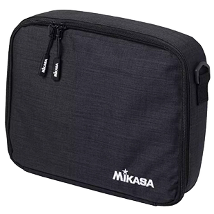 日本代购Mikasa米卡萨排球裁判包 刺绣收纳袋 黑色 AC-VRC2