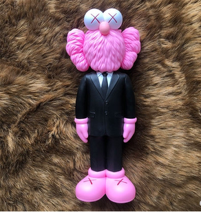 mand 考斯芝麻街bff公仔黑粉色西装桌面摆件玩偶手办OriginalFake