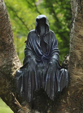 GD雕塑摆件惊悚黑袍哥特式