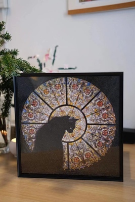 教堂猫拼图Cathedral Cat异形木质解压治愈系解闷高难度生日礼物