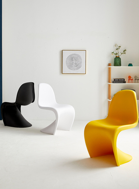 GD亚克力塑料餐椅简约现代靠背凳