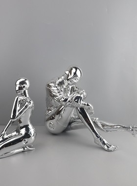 北欧创意空山基女神人物雕塑树脂摆件玄关客厅酒店书房家居装饰品