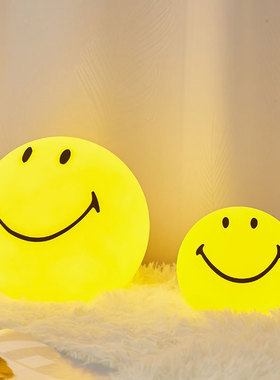 夜市摆摊氛围灯出摊灯充电网红笑脸灯户外露营庭院景观草坪落地灯