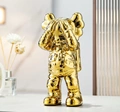 21cm Blurred Face Covering Gold Color Carton Without Logo