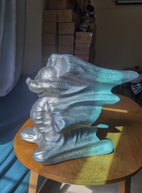 影子米奇抽象雕塑Hollow mick风潮玩艺术摆件Daniel抽象儿童同款