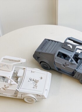 daniel同款车摆件雕塑潮流潮玩送礼男士机械风科技风DeLorean