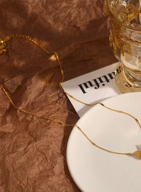 小众设计师款蝴蝶项链A067