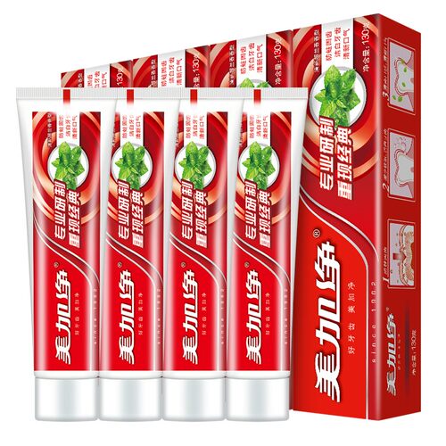 美加净经典牙膏130g清新口气