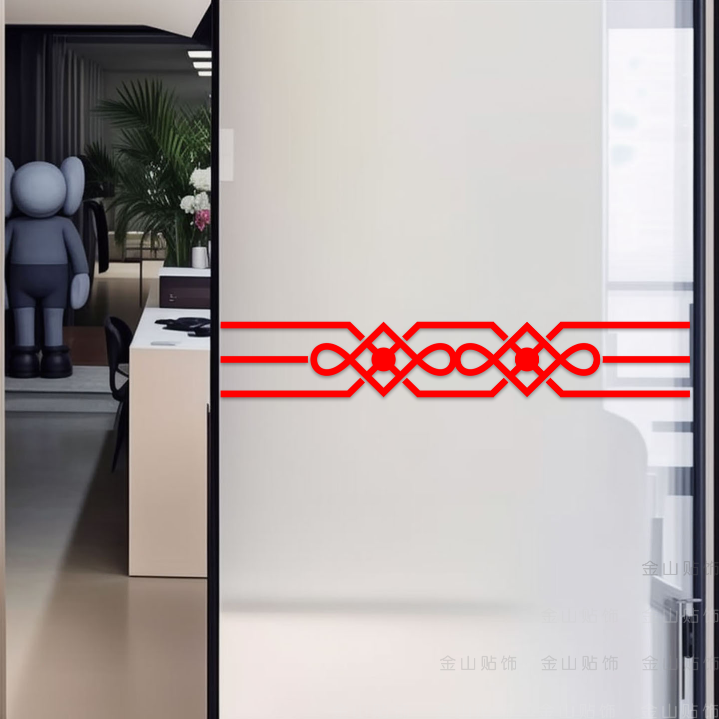 中式喜庆玻璃标识门条墙贴客厅公司防撞房间窗贴双面腰线古典古典,家居饰品,门贴,淘宝优惠券,粉丝福利购,淘宝优惠卷