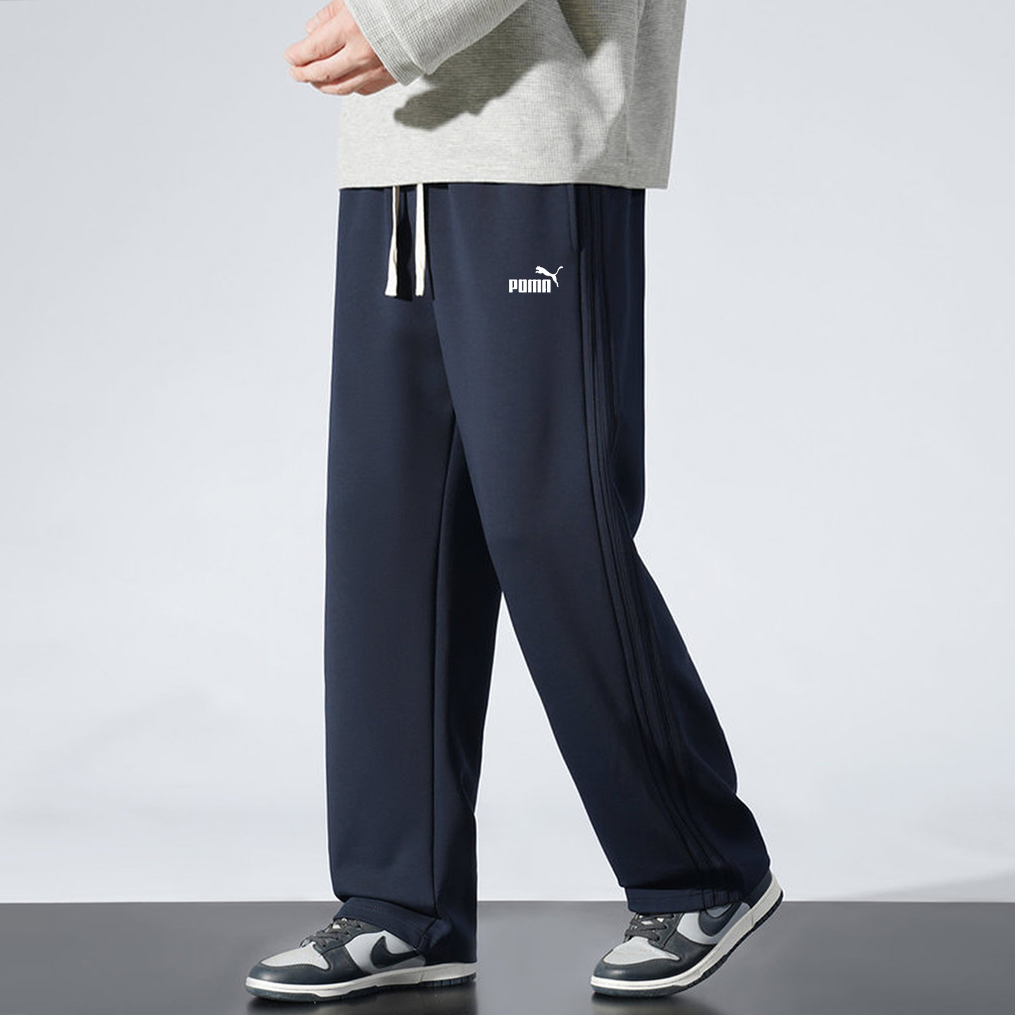 2025款男士秋冬季直筒裤加绒长裤