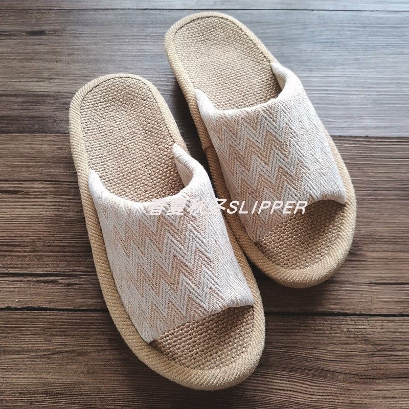 外贸出口手工棉麻拖鞋男女情侣款春夏季居家吸汗防滑静音盆底拖鞋,居家布艺,居家亚麻拖鞋,淘宝优惠券,粉丝福利购,淘宝优惠卷