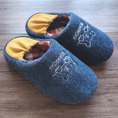 日单包头静音软底地板两用女棉拖