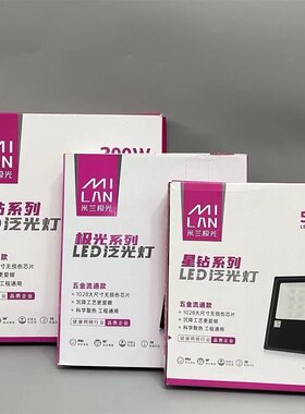 米兰极光车间超亮LED照明投光灯